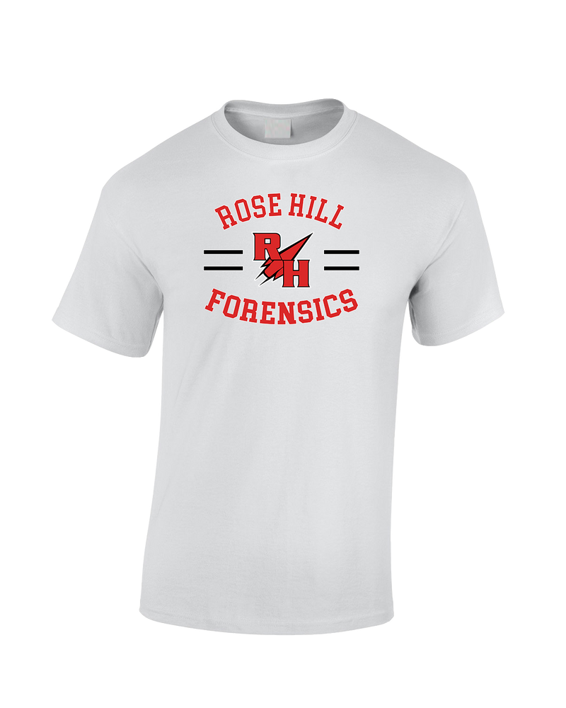 Rose Hill HS Forensics Curve - Cotton T-Shirt