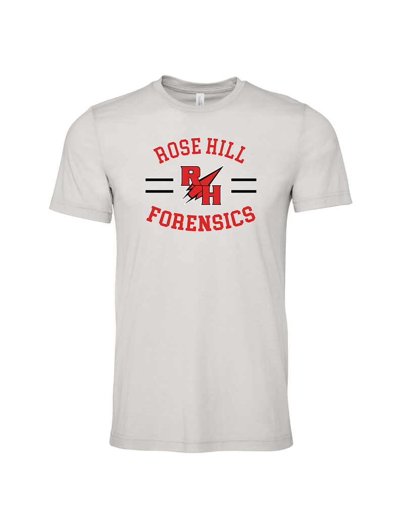 Rose Hill HS Forensics Curve - Mens Tri Blend Shirt