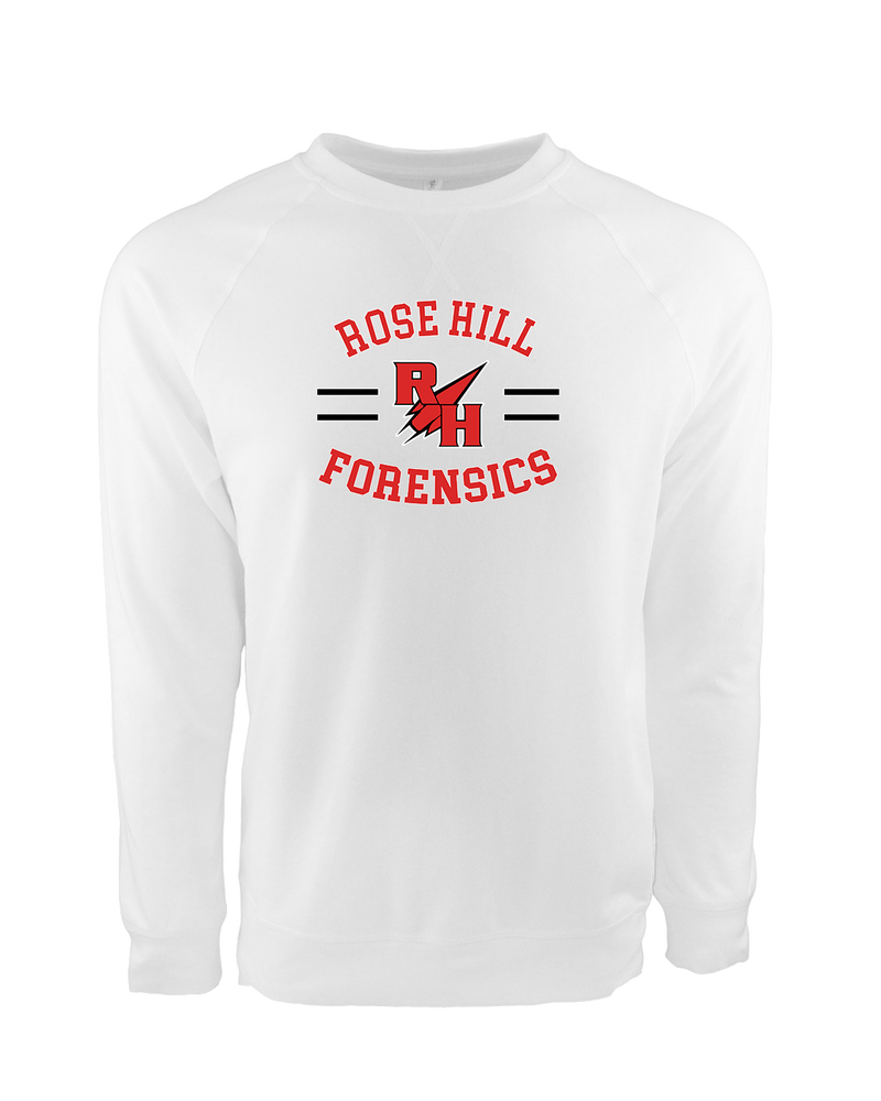 Rose Hill HS Forensics Curve - Crewneck Sweatshirt