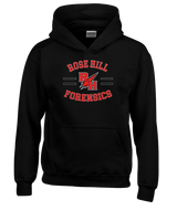 Rose Hill HS Forensics Curve - Cotton Hoodie