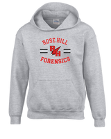 Rose Hill HS Forensics Curve - Cotton Hoodie