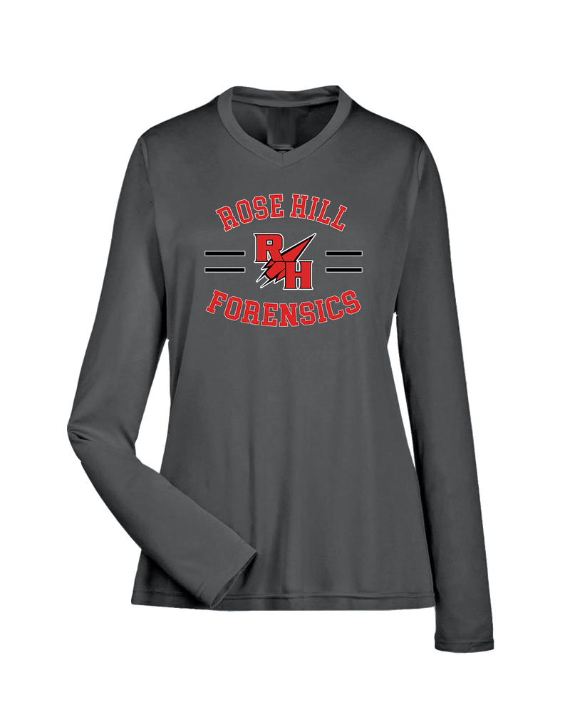 Rose Hill HS Forensics Curve - Womens Performance Long Sleeve