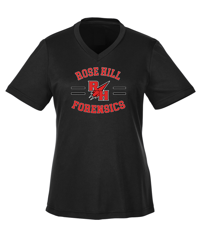 Rose Hill HS Forensics Curve - Womens Performance Shirt