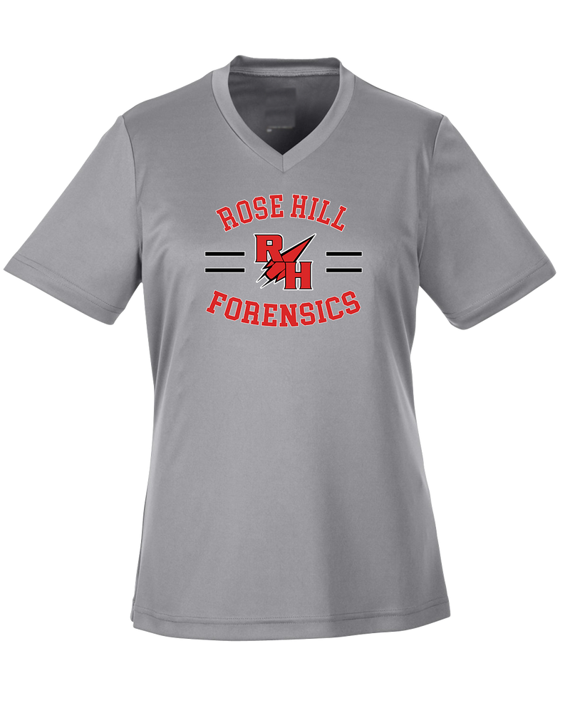 Rose Hill HS Forensics Curve - Womens Performance Shirt