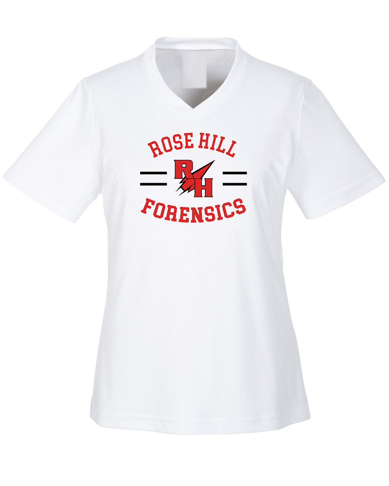 Rose Hill HS Forensics Curve - Womens Performance Shirt