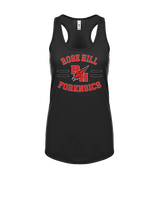 Rose Hill HS Forensics Curve - Mens Tank Top