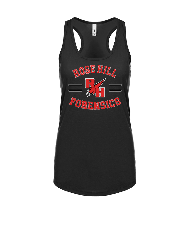 Rose Hill HS Forensics Curve - Mens Tank Top