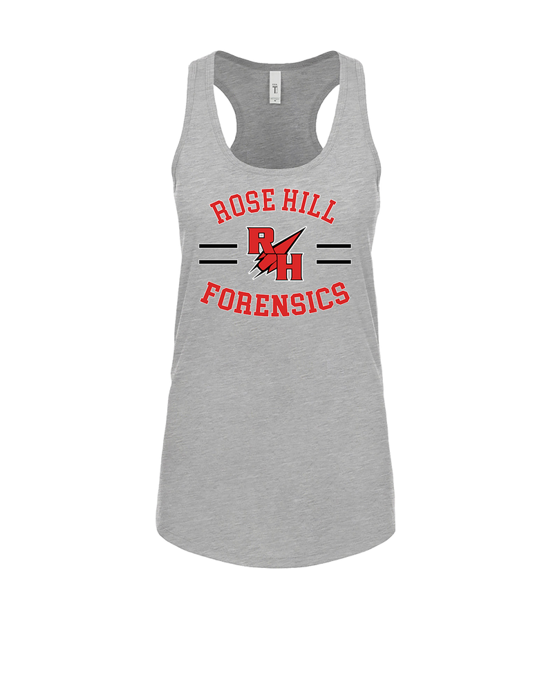 Rose Hill HS Forensics Curve - Mens Tank Top