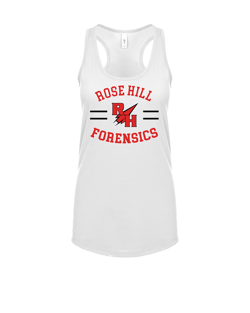 Rose Hill HS Forensics Curve - Mens Tank Top