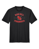 Rose Hill HS Forensics Curve - Youth Performance T-Shirt