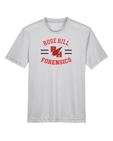 Rose Hill HS Forensics Curve - Youth Performance T-Shirt