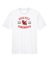 Rose Hill HS Forensics Curve - Youth Performance T-Shirt