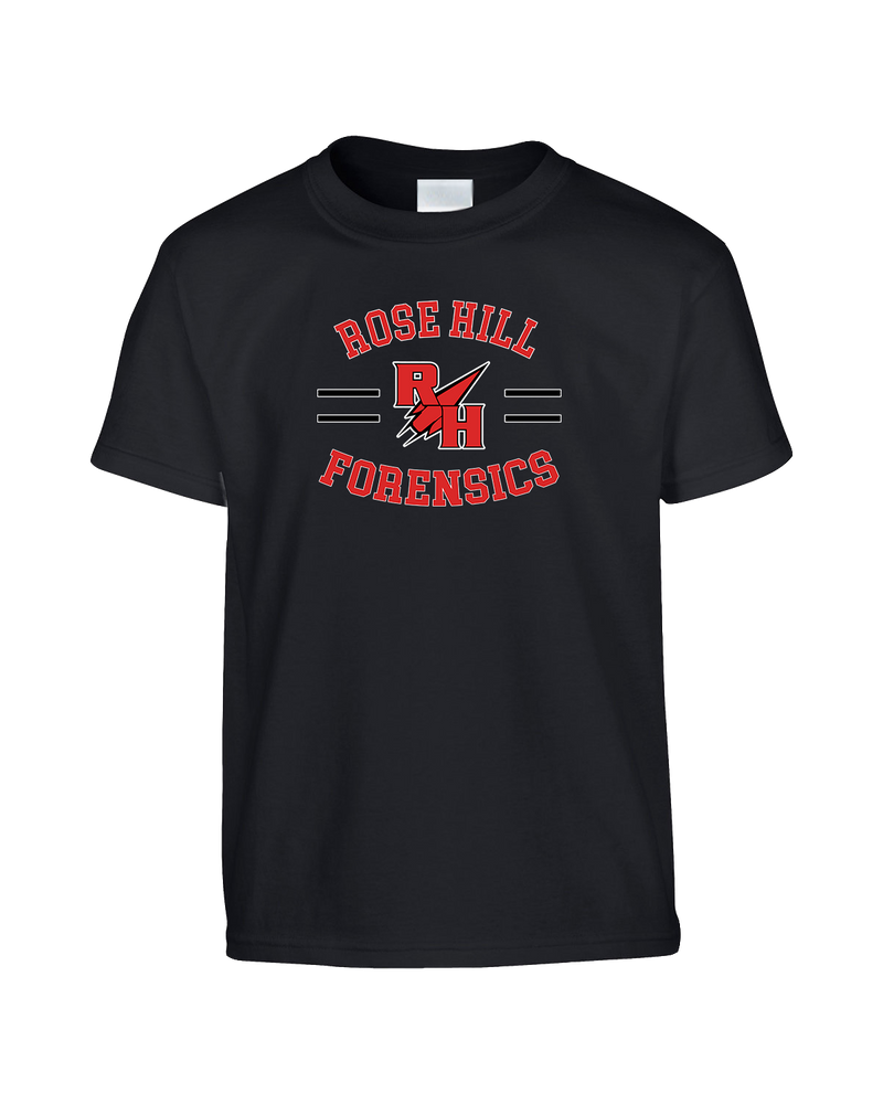 Rose Hill HS Forensics Curve - Youth T-Shirt