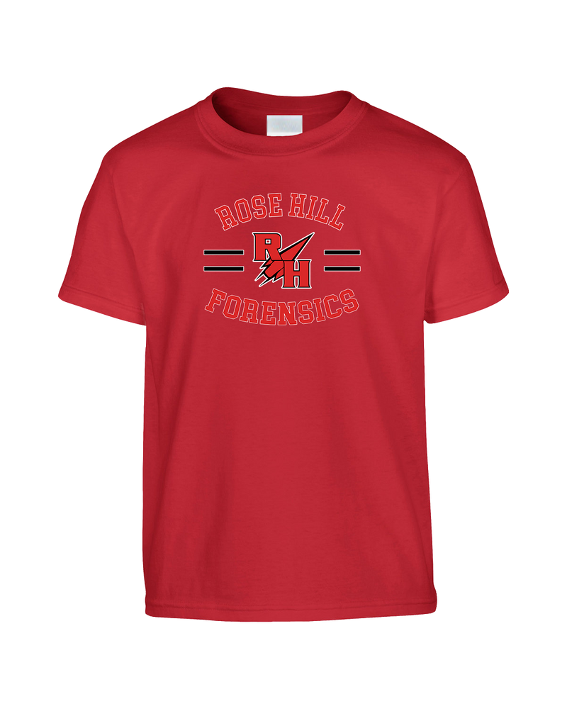 Rose Hill HS Forensics Curve - Youth T-Shirt