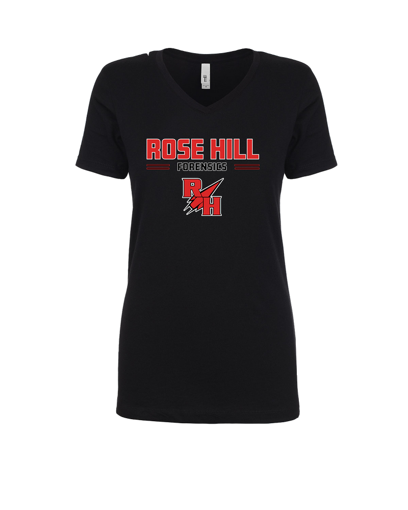 Rose Hill HS Forensics Keen - Womens V-Neck