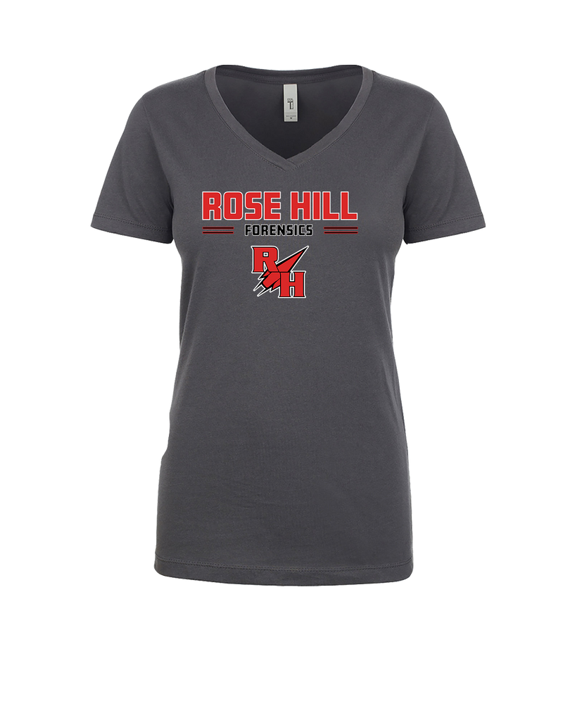 Rose Hill HS Forensics Keen - Womens V-Neck