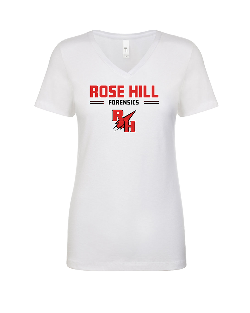 Rose Hill HS Forensics Keen - Womens V-Neck