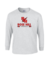 Rose Hill HS Forensics Stacked - Mens Cotton Long Sleeve