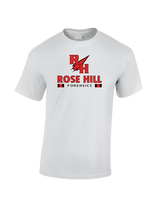 Rose Hill HS Forensics Stacked - Cotton T-Shirt