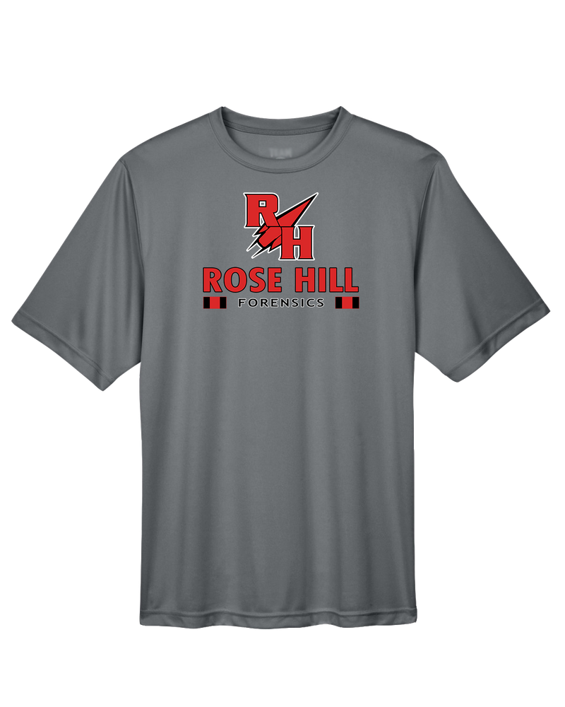 Rose Hill HS Forensics Stacked - Performance T-Shirt