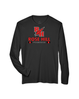 Rose Hill HS Forensics Stacked - Performance Long Sleeve