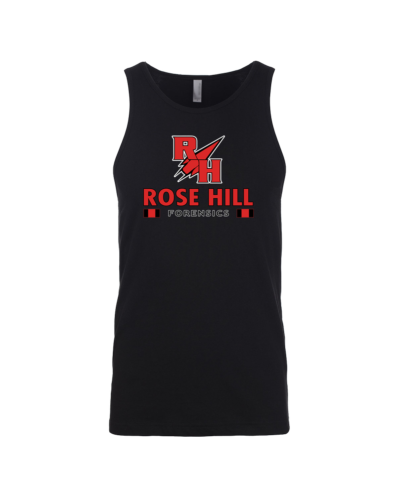 Rose Hill HS Forensics Stacked - Mens Tank Top