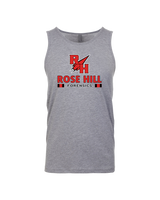 Rose Hill HS Forensics Stacked - Mens Tank Top