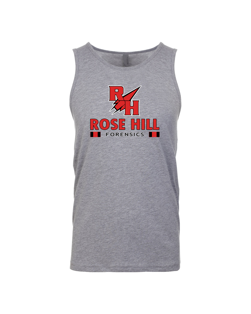 Rose Hill HS Forensics Stacked - Mens Tank Top