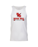 Rose Hill HS Forensics Stacked - Mens Tank Top