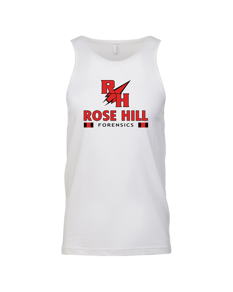 Rose Hill HS Forensics Stacked - Mens Tank Top