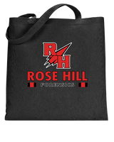 Rose Hill HS Forensics Stacked - Tote Bag