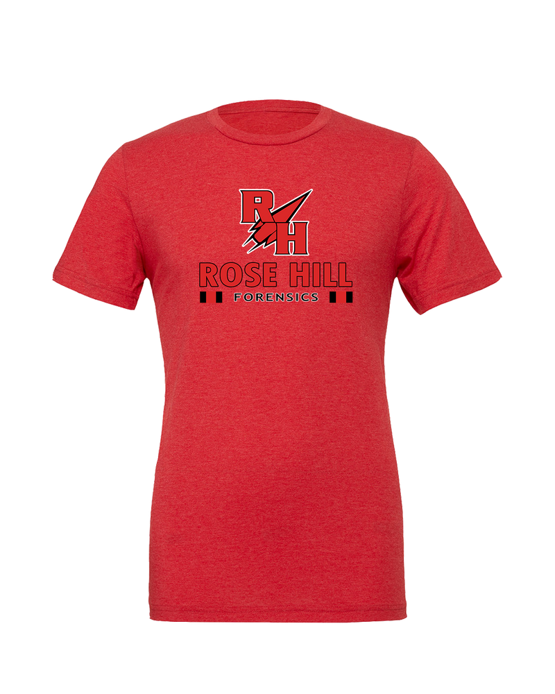 Rose Hill HS Forensics Stacked - Mens Tri Blend Shirt