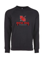 Rose Hill HS Forensics Stacked - Crewneck Sweatshirt