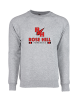 Rose Hill HS Forensics Stacked - Crewneck Sweatshirt