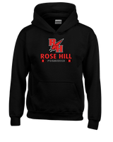 Rose Hill HS Forensics Stacked - Cotton Hoodie