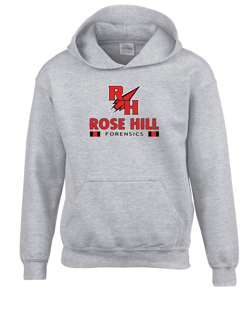 Rose Hill HS Forensics Stacked - Cotton Hoodie