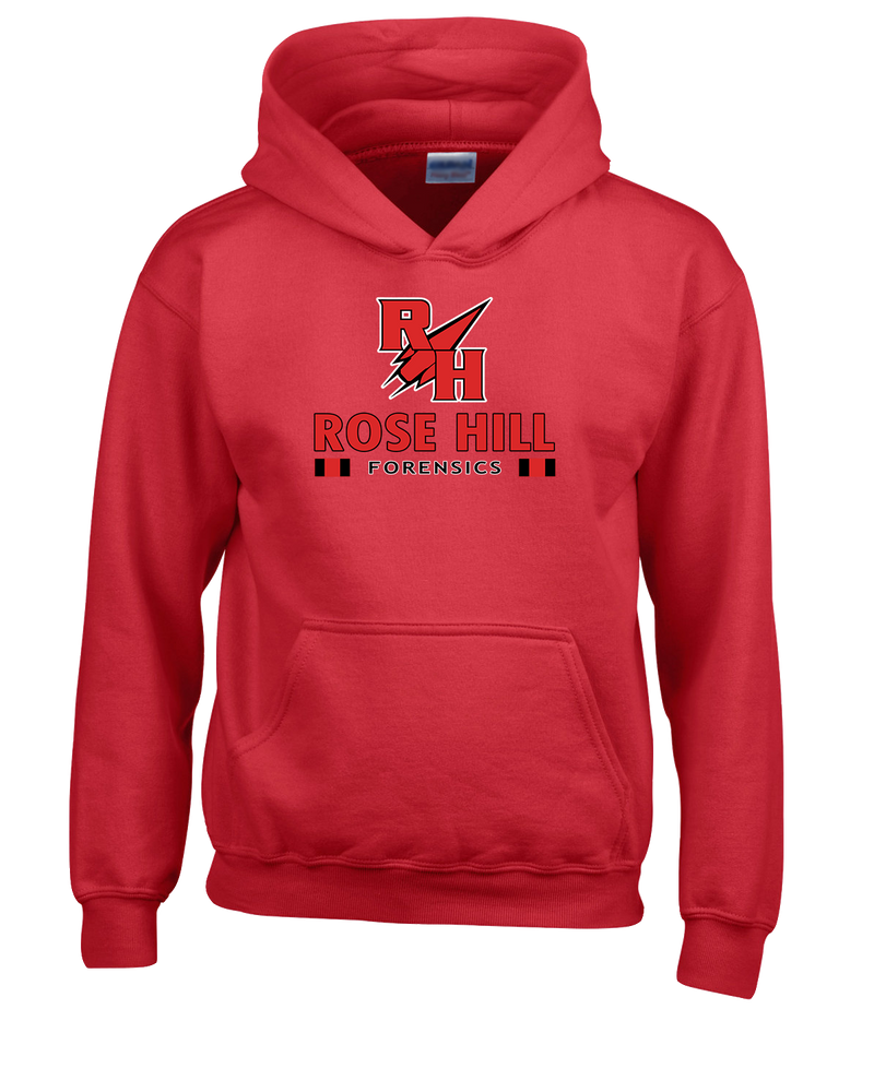 Rose Hill HS Forensics Stacked - Cotton Hoodie