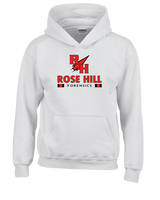 Rose Hill HS Forensics Stacked - Cotton Hoodie