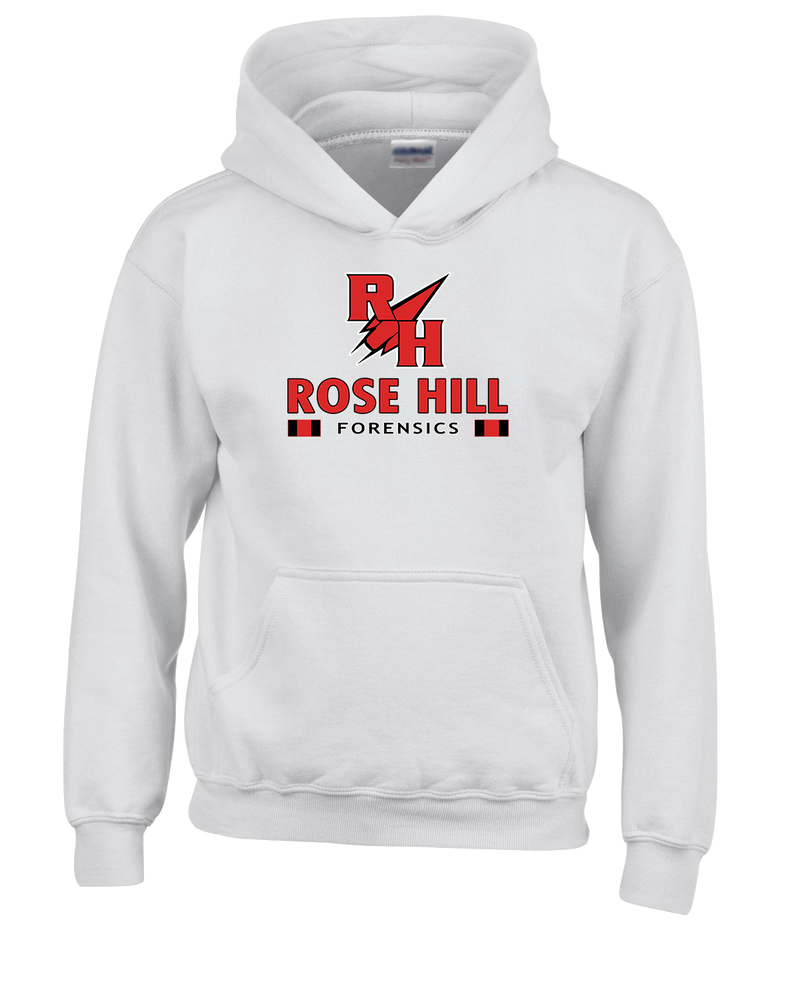 Rose Hill HS Forensics Stacked - Cotton Hoodie