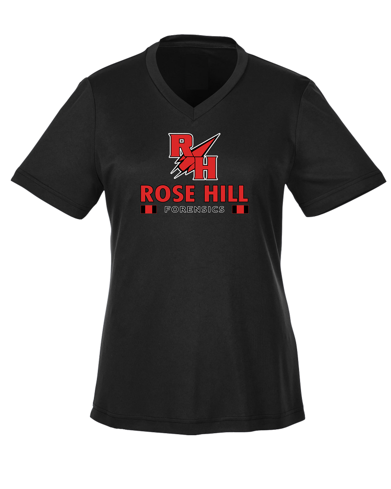 Rose Hill HS Forensics Stacked - Womens Performance Shirt