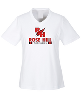 Rose Hill HS Forensics Stacked - Womens Performance Shirt