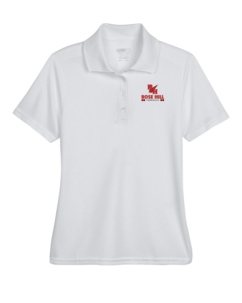 Rose Hill HS Forensics Stacked - Womens Polo