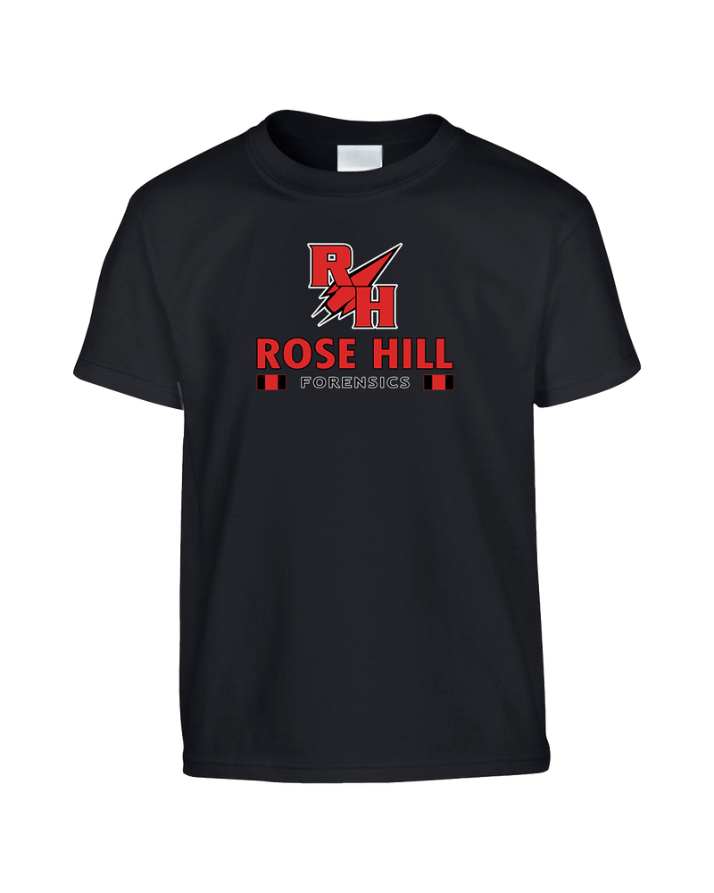 Rose Hill HS Forensics Stacked - Youth T-Shirt