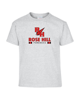 Rose Hill HS Forensics Stacked - Youth T-Shirt