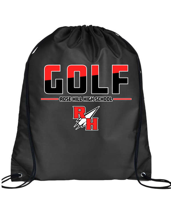 Rose Hill HS Golf Cut - Drawstring Bag