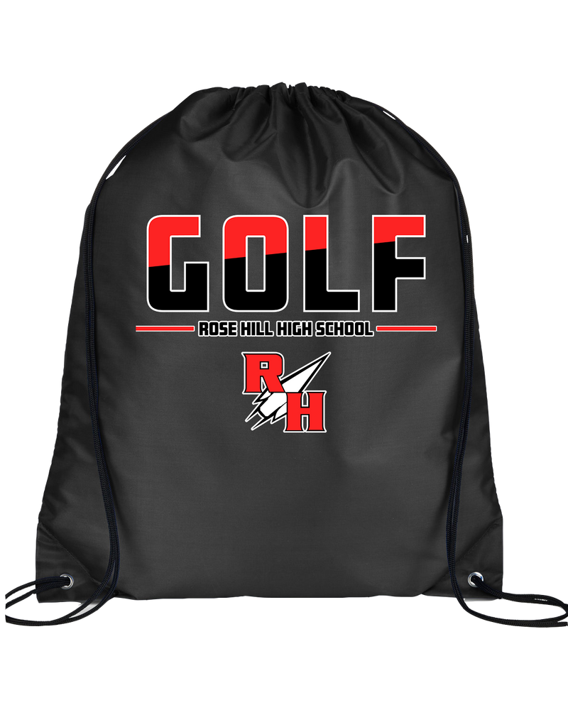 Rose Hill HS Golf Cut - Drawstring Bag