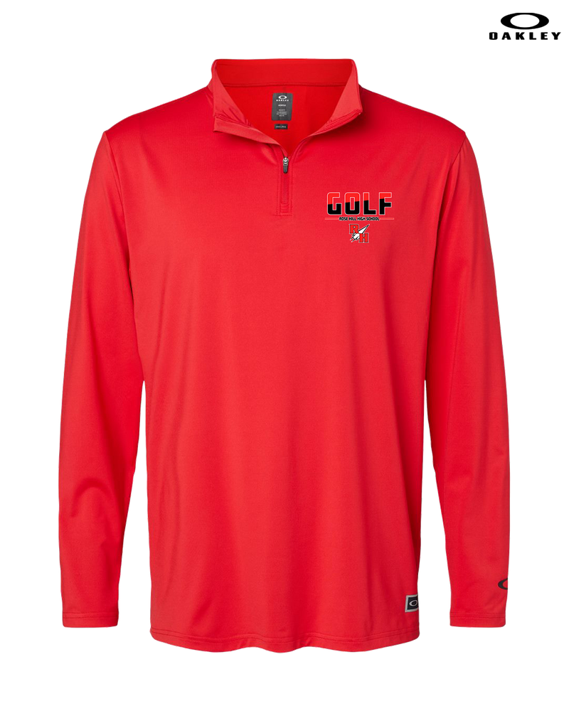 Rose Hill HS Golf Cut - Mens Oakley Quarter Zip