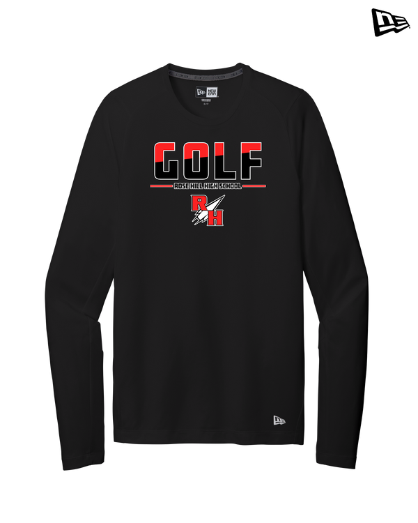 Rose Hill HS Golf Cut - New Era Long Sleeve Crew