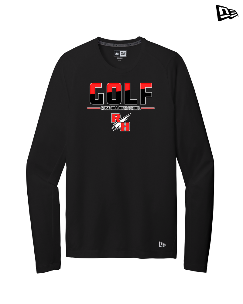 Rose Hill HS Golf Cut - New Era Long Sleeve Crew