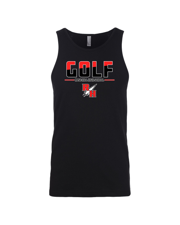 Rose Hill HS Golf Cut - Mens Tank Top